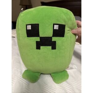 Mattel Mojang Minecraft Creeper Stuffed Animal Plush Toy Green 10" (Abby)